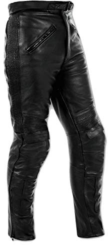 A-Pro Lederhose motorcykel sport Touring Custom Protektorer CE-godkänd unisex slang US 40 ( EU 54 ) man