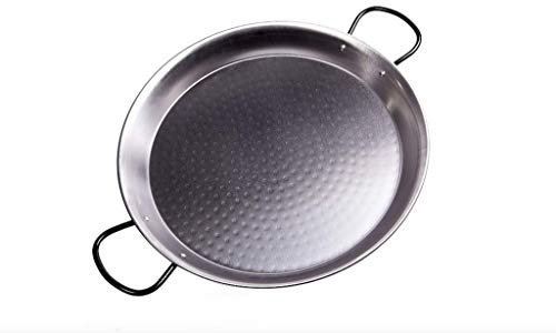 Vaello La Valenciana Polished Steel Valencian Paella Pan, 28 Cm