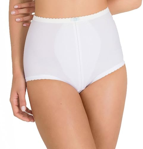 Playtex Women's 719171 Control Knickers, White, L UK