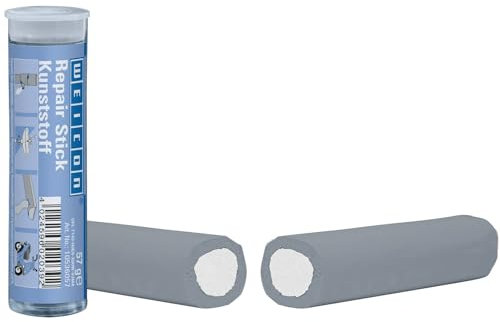 WEICON Bâton de réparation pour plastique, colle spéciale à 2 composants en résine époxy, 57 g