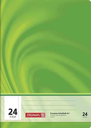 Brunnen 104472402 skolhäfte A4 Vivendi (16 ark, filt, med kant, linjär 24)