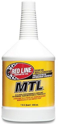 Redline MTL manual trans lube, 1 quart, 70W/80W GL-4.