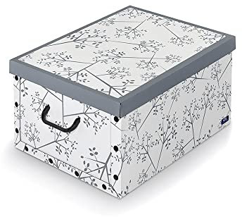 Domopak Living 914505 Scatola in Cartone con Maniglie, Bon TON