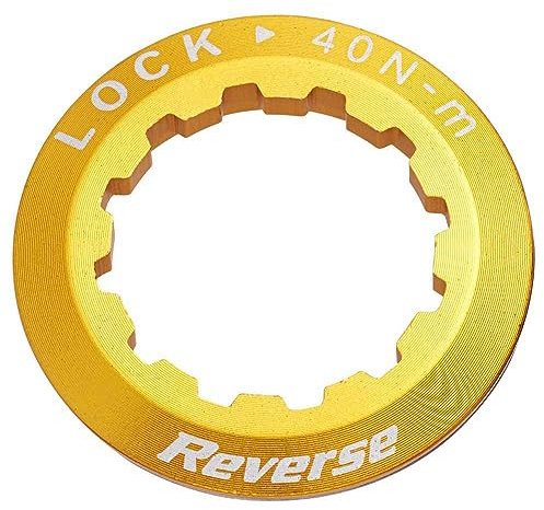 Reverse Kassettbandslåda, låsring, guld