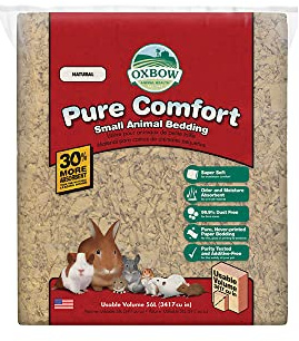 Oxbow Small Animal Bedding, Hamster, Guinea Pig, Rabbit, Natural, USA, 56 L
