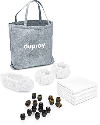 Dupray Steam Cleaning Pack Pro, 24-Piece Accessory Kit for Dupray Steam Cleaners