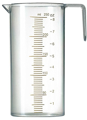 Comair misurino 250 ML, Trasparente, con della Scala di misurazione