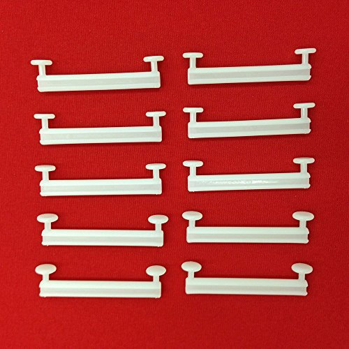 Schlaufengleiter, 10 Stück, Länge 7cm, für Schlaufenvorhänge