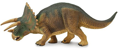 Safari Ltd. Triceratops Figurine - Detailed 8 Dinosaur Figure - Educational Toy for Boys, Girls, and Kids Ages 3+