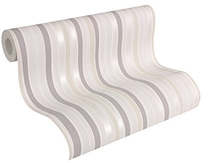 Esprit Home Vliestapete Deep Summer Tapete Streifentapete 10,05 m x 0,53 m beige braun creme Made in Germany 302811 30281-1