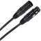 Plugger DMX / XLR-Kabel 3b-Buchse auf 3b-Stecker, 10 m Noir