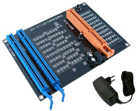KALEA-INFORMATIQUE Plaque de Test pour Carte Graphique de Type AGP ou PCI Express