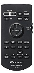 Pioneer CD-R33 fjärrkontroll, svart