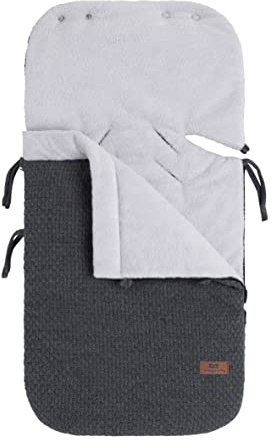 Baby's Only - Fußsack Babyschale 0+ Robust - Fußsack für Autositz - Auch für Maxi-Cosi - Wunderbar Warm - Ganzjährigen Verwendung - Mit 3- und 5-Punktgurten - Anthrazit