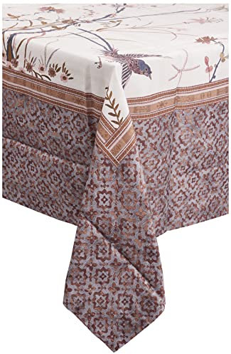 Bassetti Fong Tischdecke aus 100% Baumwolle, Panama-Gewebe in der Farbe Beige v.2, Maße: 170x170 cm - 9275607