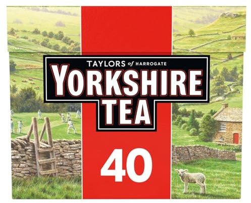 Yorkshire Tea, Box of 40 Tea Bags (Pack of 1)