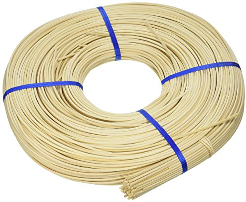 Commonwealth Basket Round Reed #4 2-3/4mm 1-Pound Coil, Approximately 500-Feet