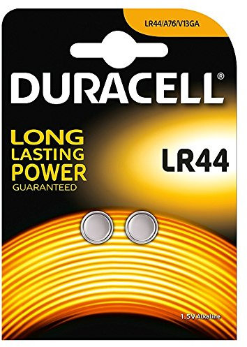 Duracell LR44, 2 batterie alcaline da 1,5 V