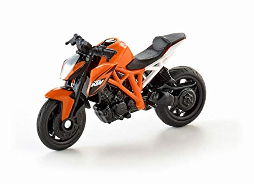siku 1384 - Moto KTM 1290 Super Duke R, Métal/Plastique, Orange, Pneus En Caoutchouc