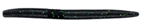 Yamamoto Gary 5'' SENKO BLUE BLACK W/LARGE CHARTREUSE FLAKE (10 PACK)