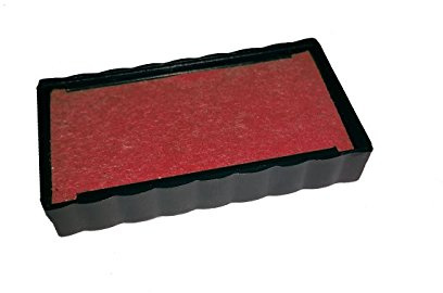 Traxx - Pack of 2 Rubber Stamp Replacement Inkpads for The Traxx 9011 in Red Ink 7/9011