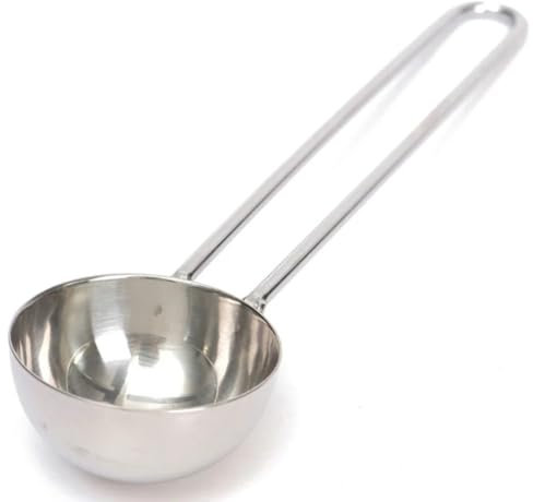 1X Sugar Tea Coffee Spice Measure Scoop Stirring Spoon Powder Scoop Stainless Steel Long Handle 10g