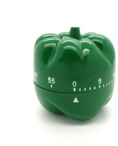 Eieruhr Kurzzeitmesser Wecker Küchentimer Küchenuhr Schaltuhr Timer Kochhilfe Paprika grün