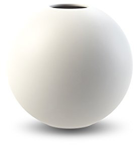 Cooee Design Ball Vase 8cm White