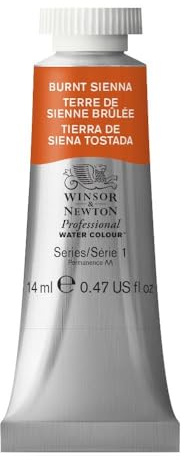 Winsor & Newton Professional Watercolor, 14ml (0.47-oz) Tube, Burnt Sienna
