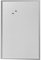 Herlitz 10524635 Whiteboard und Magnettafel Schreibtafel 60 x 80cm weiß mit Holzrahmen silber mit Holzrahmen silber