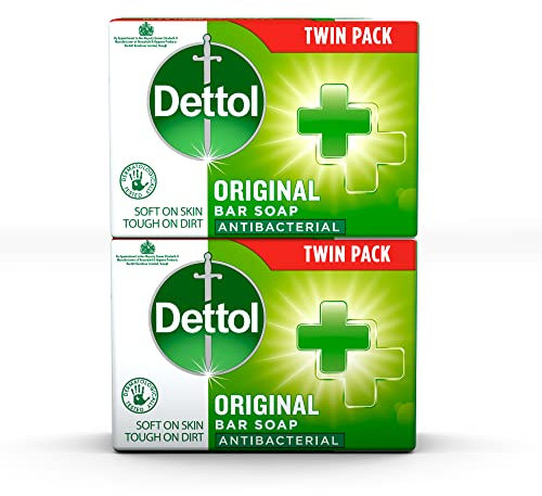 Dettol antibatterico Sapone originale, Confezione da 2 x 100 g