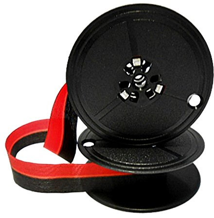 Farbband - schwarz/rot - für die Hermes Baby- Gr.5 -Farbbandfabrik Original