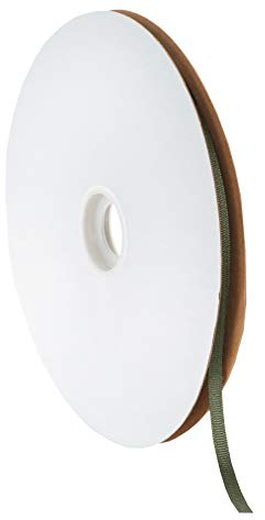 Berwick Offray 1/4 Grosgrain Ribbon, Olive Drab Green, 100 Yards