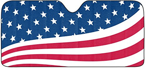 Team ProMark AS2US01 US Flag Universal Auto Sun Shade, One Size, Multi (63161)