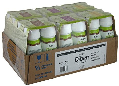 Diben Drink Mischkarton 1,5 Kcal/ml, 24X200 ml