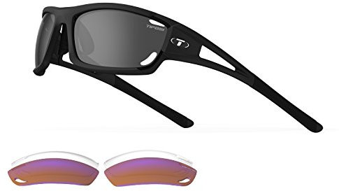 TIFOSI Unisex Adult Dolomite 2.0 Interchangeable Smoke Lens Sunglasses - Smoke Lens, One Size