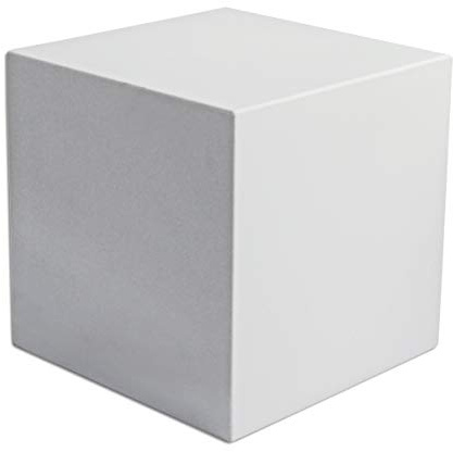 Grandecoracion.com Cubo 43cm - Asiento/Mesa - Color Blanco