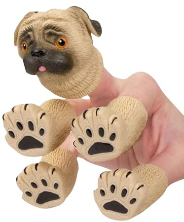 Archie McPhee Handipug Novelty Finger Puppet