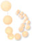 CREATIVECOTTON LED Lichterkette mit Cotton Balls inkl. Timer und Dimmer (Honey, 35 Kugeln)