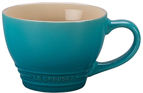 LE CREUSET Stoneware Grand Mug, 400ml, Teal, 70304401700002