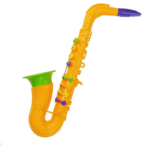 REIG Saxophon Spielzeug Musik 41 cm gelb