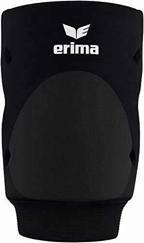 Erima Unisex Erwachsene Volleyball Knieschoner (7401904), schwarz, L