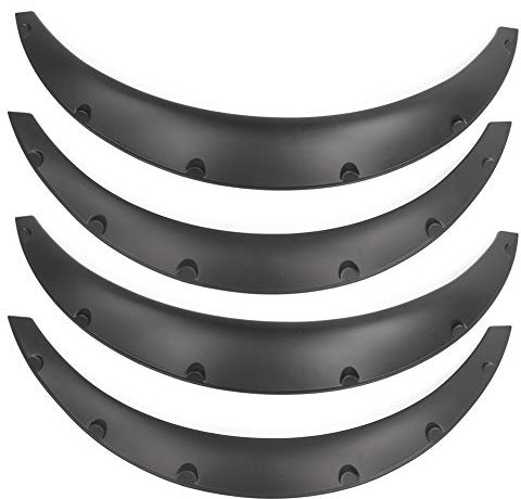 lyrlody Lot de 4 élargisseurs d'ailes de voiture universels pour la plupart des voitures tout-terrain SUV 2 pièces avant + 2 pièces arrière