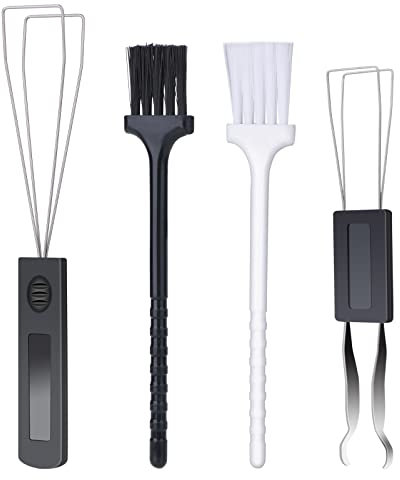 Cobee Tastenkappen-Abzieher-Set, 2 Stück Tastenkappen-Entferner mit 2 Tastaturbürste Tastenkappenschalter Abzieher Tastenkappen Entfernungswerkzeug mit Bürsten für mechanische Tastatur