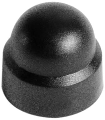 20x Sechskant Abdeckkappen – MADE IN GERMANY – Schutzkappen M6 – Schraubenkappen, Mutternschutzkappen, Abdeckung Schrauben – Schwarze Kunststoff Kappen