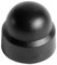 20x Sechskant Abdeckkappen – MADE IN GERMANY – Schutzkappen M6 – Schraubenkappen, Mutternschutzkappen, Abdeckung Schrauben – Schwarze Kunststoff Kappen
