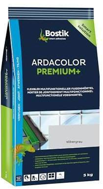 Bostik 30613446 Ardacolor Premium + Mortier à joints gris argenté