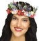 MIMIKRY Blumenkranz mit bunten Blumen und Blättern Elfe Fee Kostüm-Zubehör Kopfschmuck Mutter Natur Waldgeist Diadem Krone