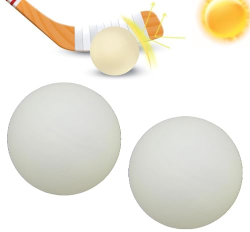 Eventerde lyser i mörkret hockeyboll – 2 hockeypuckar lysande i mörkret, ishockeypuck lyser i mörkret, lysande grön sport dodbals, ishockeypuck lyser i mörkret