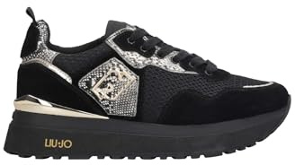 Liu Jo Sneaker Donna Maxi Wonder 01 Black D26LJ31 BF5009 PX684 Taglia Scarpa: 39